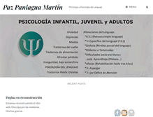 Tablet Screenshot of pazpaniaguamartin.com